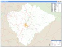 Knox County, KY Wall Map Zip Code