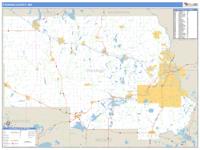 Stearns County, MN Wall Map