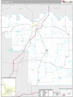 Pike County, IN Wall Map Zip Code