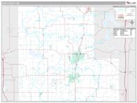 Isanti County, MN Wall Map