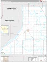 Traverse County, MN Wall Map Zip Code