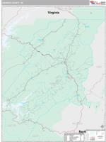 Johnson County, TN Wall Map