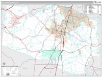 Williamson County, TN Wall Map Zip Code