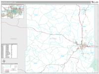 Natrona County, WY Wall Map Zip Code