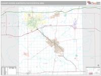 Elkhart-Goshen Metro Area Wall Map