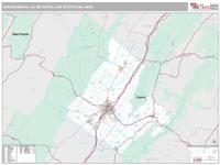 Harrisonburg Metro Area Wall Map