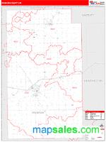 Wabash County, IN Wall Map