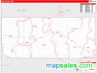 Swift County, MN Wall Map Zip Code