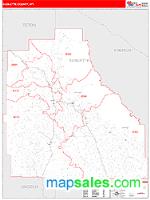 Sublette County, WY Wall Map