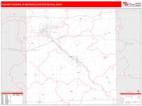 Elkhart-Goshen Metro Area Wall Map