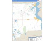 Clay County, FL <br /> Wall Map <br /> Zip Code <br /> Basic Style 2024 Map
