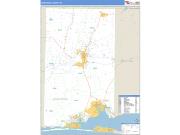 Okaloosa County, FL <br /> Wall Map <br /> Zip Code <br /> Basic Style 2024 Map