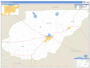 Union County, FL <br /> Wall Map <br /> Zip Code <br /> Basic Style 2024 Map