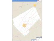 Bleckley County, GA <br /> Wall Map <br /> Zip Code <br /> Basic Style 2024 Map