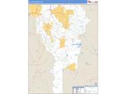 Clayton County, GA <br /> Wall Map <br /> Zip Code <br /> Basic Style 2024 Map