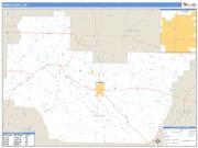 Irwin County, GA <br /> Wall Map <br /> Zip Code <br /> Basic Style 2024 Map