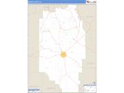 Marion County, GA <br /> Wall Map <br /> Zip Code <br /> Basic Style 2024 Map