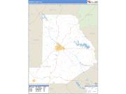 Monroe County, GA <br /> Wall Map <br /> Zip Code <br /> Basic Style 2024 Map