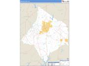 Newton County, GA <br /> Wall Map <br /> Zip Code <br /> Basic Style 2024 Map