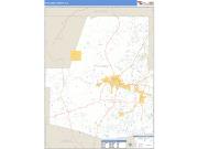 Paulding County, GA <br /> Wall Map <br /> Zip Code <br /> Basic Style 2024 Map