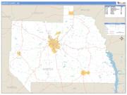 Sumter County, GA <br /> Wall Map <br /> Zip Code <br /> Basic Style 2024 Map