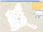 Warren County, GA <br /> Wall Map <br /> Zip Code <br /> Basic Style 2024 Map