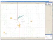 Adams County, IA <br /> Wall Map <br /> Zip Code <br /> Basic Style 2024 Map