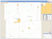 Buchanan County, IA <br /> Wall Map <br /> Zip Code <br /> Basic Style 2024 Map