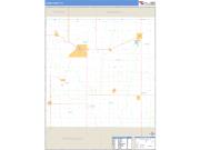 Cass County, IA <br /> Wall Map <br /> Zip Code <br /> Basic Style 2024 Map