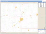 Crawford County, IA <br /> Wall Map <br /> Zip Code <br /> Basic Style 2024 Map