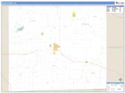 Davis County, IA <br /> Wall Map <br /> Zip Code <br /> Basic Style 2024 Map
