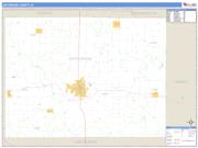 Jefferson County, IA <br /> Wall Map <br /> Zip Code <br /> Basic Style 2024 Map