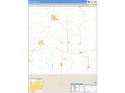Jones County, IA <br /> Wall Map <br /> Zip Code <br /> Basic Style 2024 Map