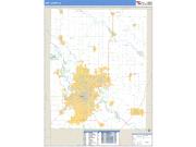 Linn County, IA <br /> Wall Map <br /> Zip Code <br /> Basic Style 2024 Map
