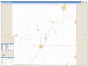 Taylor County, IA <br /> Wall Map <br /> Zip Code <br /> Basic Style 2024 Map