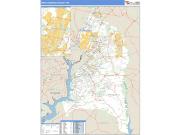 Prince George's County, MD <br /> Wall Map <br /> Zip Code <br /> Basic Style 2024 Map