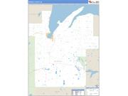 Baraga County, MI <br /> Wall Map <br /> Zip Code <br /> Basic Style 2024 Map
