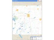 Barry County, MI <br /> Wall Map <br /> Zip Code <br /> Basic Style 2024 Map