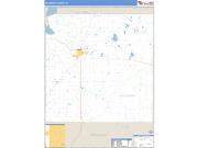 Kalkaska County, MI <br /> Wall Map <br /> Zip Code <br /> Basic Style 2024 Map