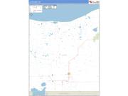 Luce County, MI <br /> Wall Map <br /> Zip Code <br /> Basic Style 2024 Map
