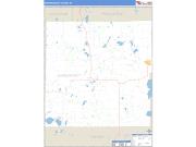 Montmorency County, MI <br /> Wall Map <br /> Zip Code <br /> Basic Style 2024 Map