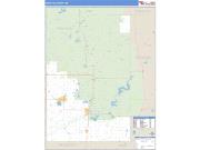 Newaygo County, MI <br /> Wall Map <br /> Zip Code <br /> Basic Style 2024 Map