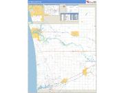 Ottawa County, MI <br /> Wall Map <br /> Zip Code <br /> Basic Style 2024 Map