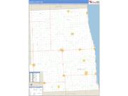 Sanilac County, MI <br /> Wall Map <br /> Zip Code <br /> Basic Style 2024 Map