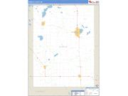 Waseca County, MN <br /> Wall Map <br /> Zip Code <br /> Basic Style 2024 Map