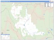 Beaverhead County, MT <br /> Wall Map <br /> Zip Code <br /> Basic Style 2024 Map