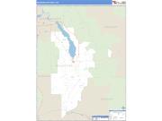 Broadwater County, MT <br /> Wall Map <br /> Zip Code <br /> Basic Style 2024 Map