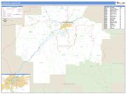 Cascade County, MT <br /> Wall Map <br /> Zip Code <br /> Basic Style 2024 Map