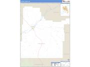 Custer County, MT <br /> Wall Map <br /> Zip Code <br /> Basic Style 2024 Map