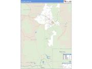 Gallatin County, MT <br /> Wall Map <br /> Zip Code <br /> Basic Style 2024 Map